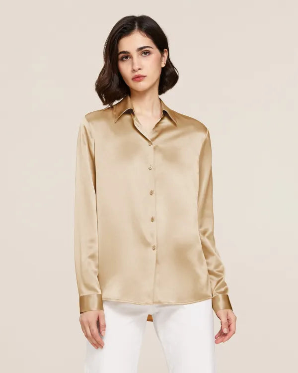 22MM Basic Versatile Silk Shirt
