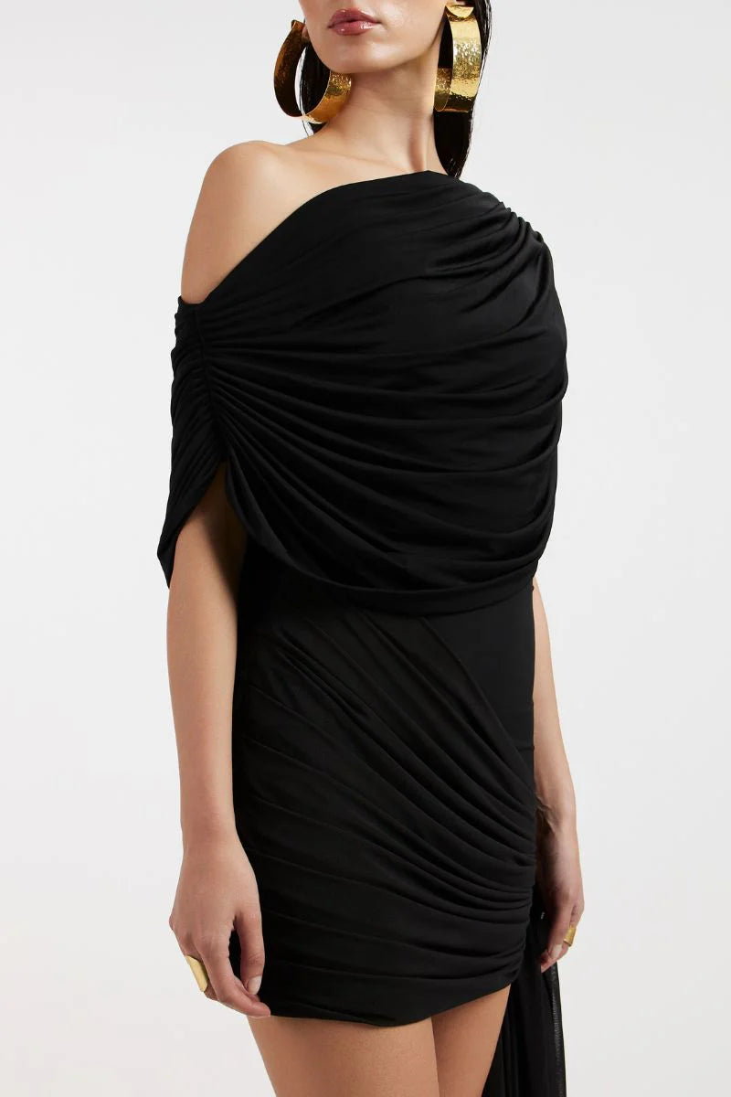 Deme By Gabriella Jocelyn Black Mini Dress