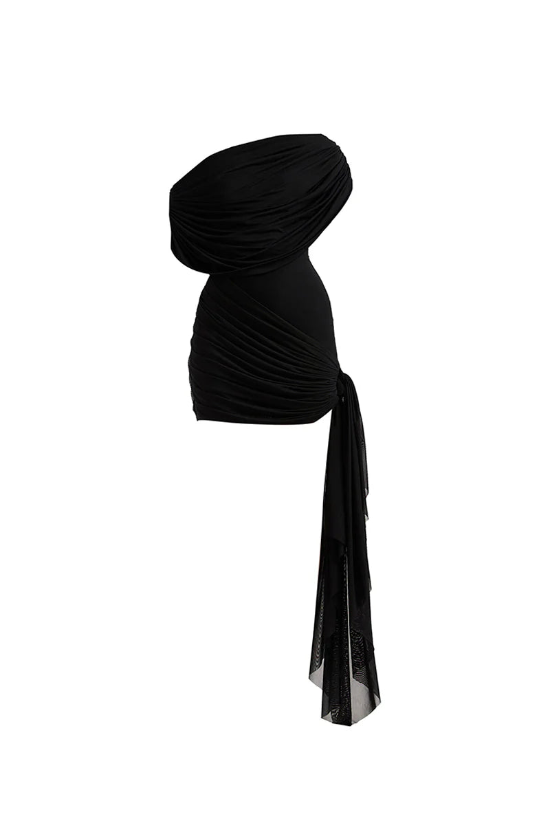 Deme By Gabriella Jocelyn Black Mini Dress