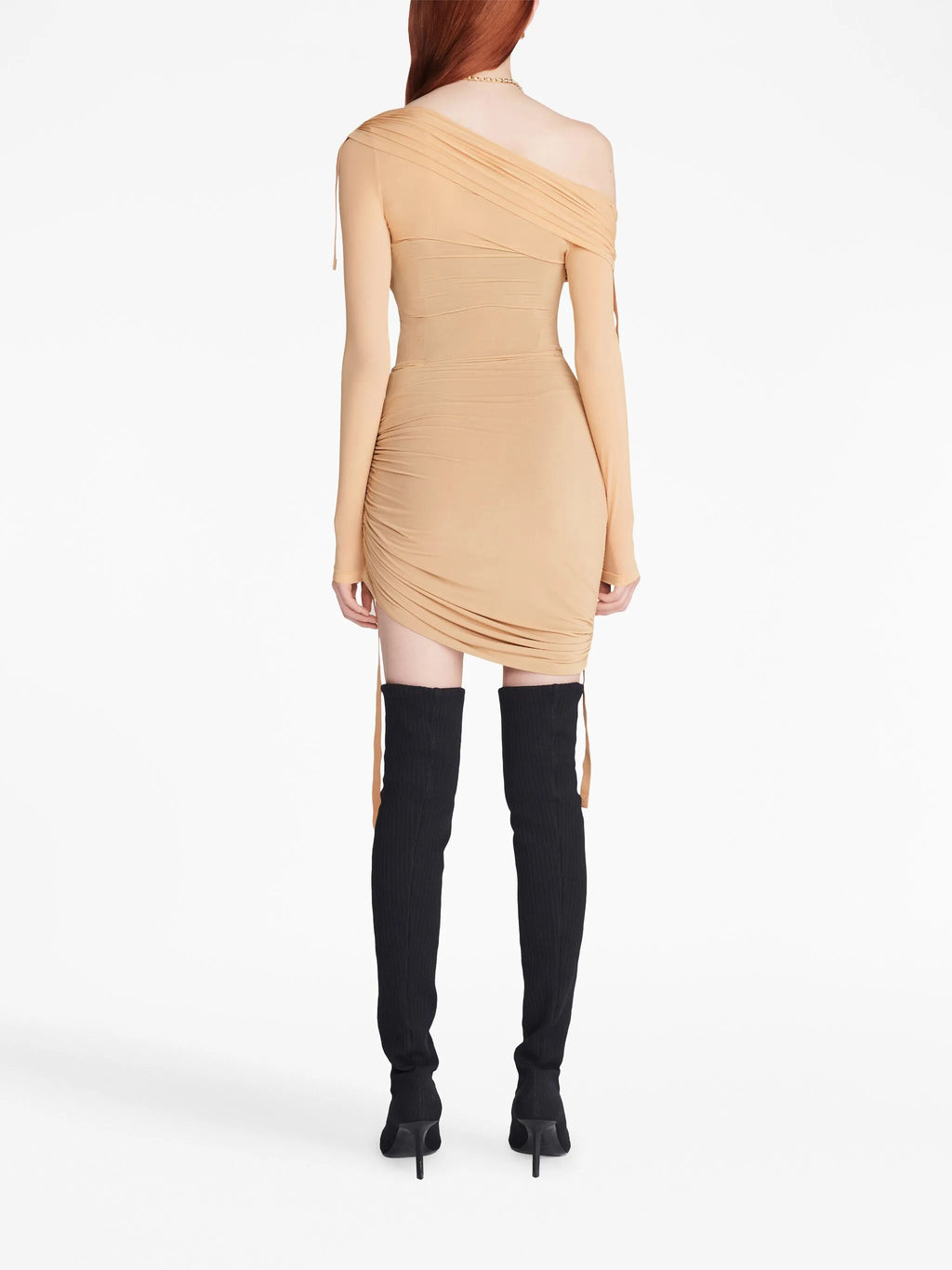 Dion Lee Off-Shoulder Gathered Minidress