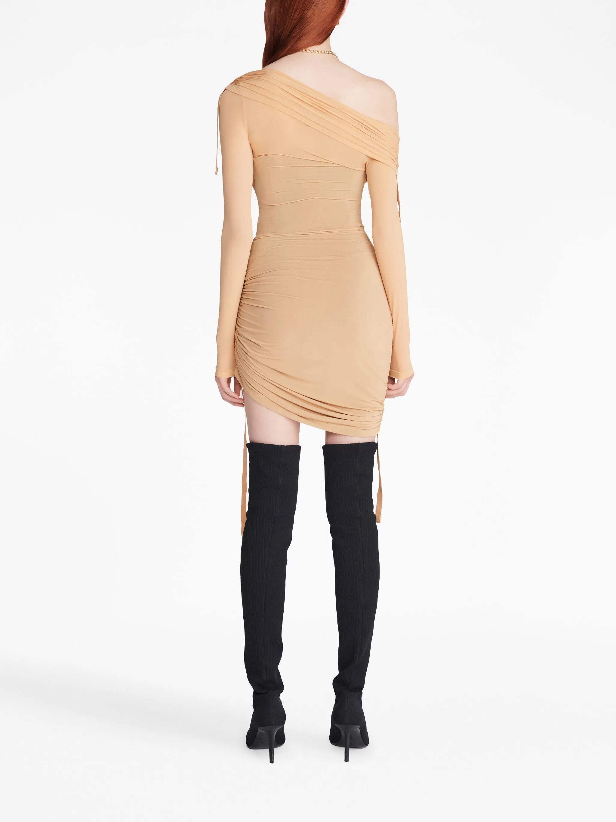 Dion Lee Off-Shoulder Gathered Minidress