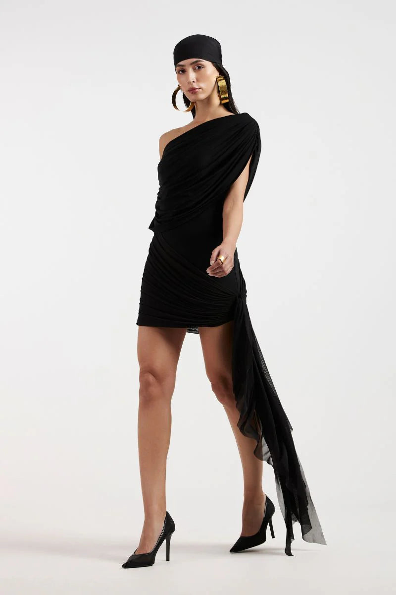 Deme By Gabriella Jocelyn Black Mini Dress