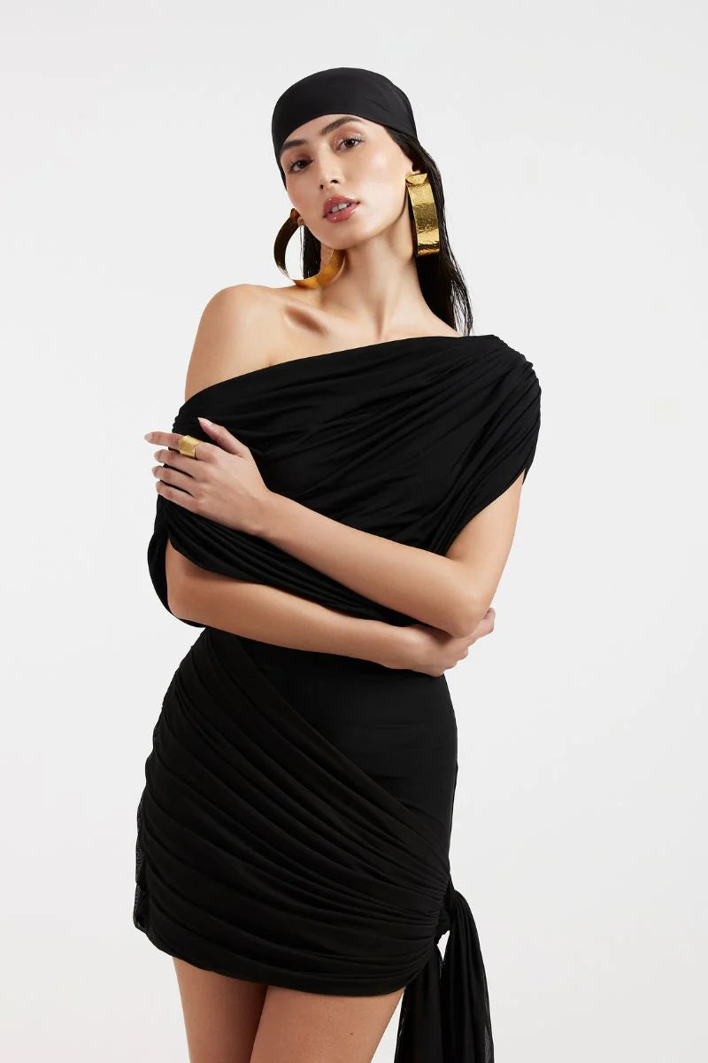 Deme By Gabriella Jocelyn Black Mini Dress