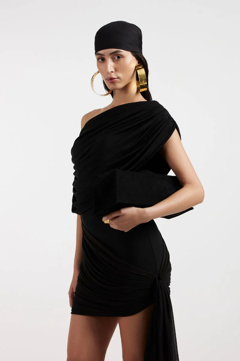 Deme By Gabriella Jocelyn Black Mini Dress