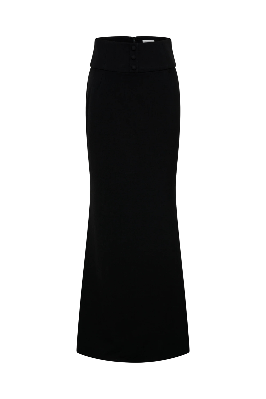 Grace Suiting Maxi Skirt – Black
