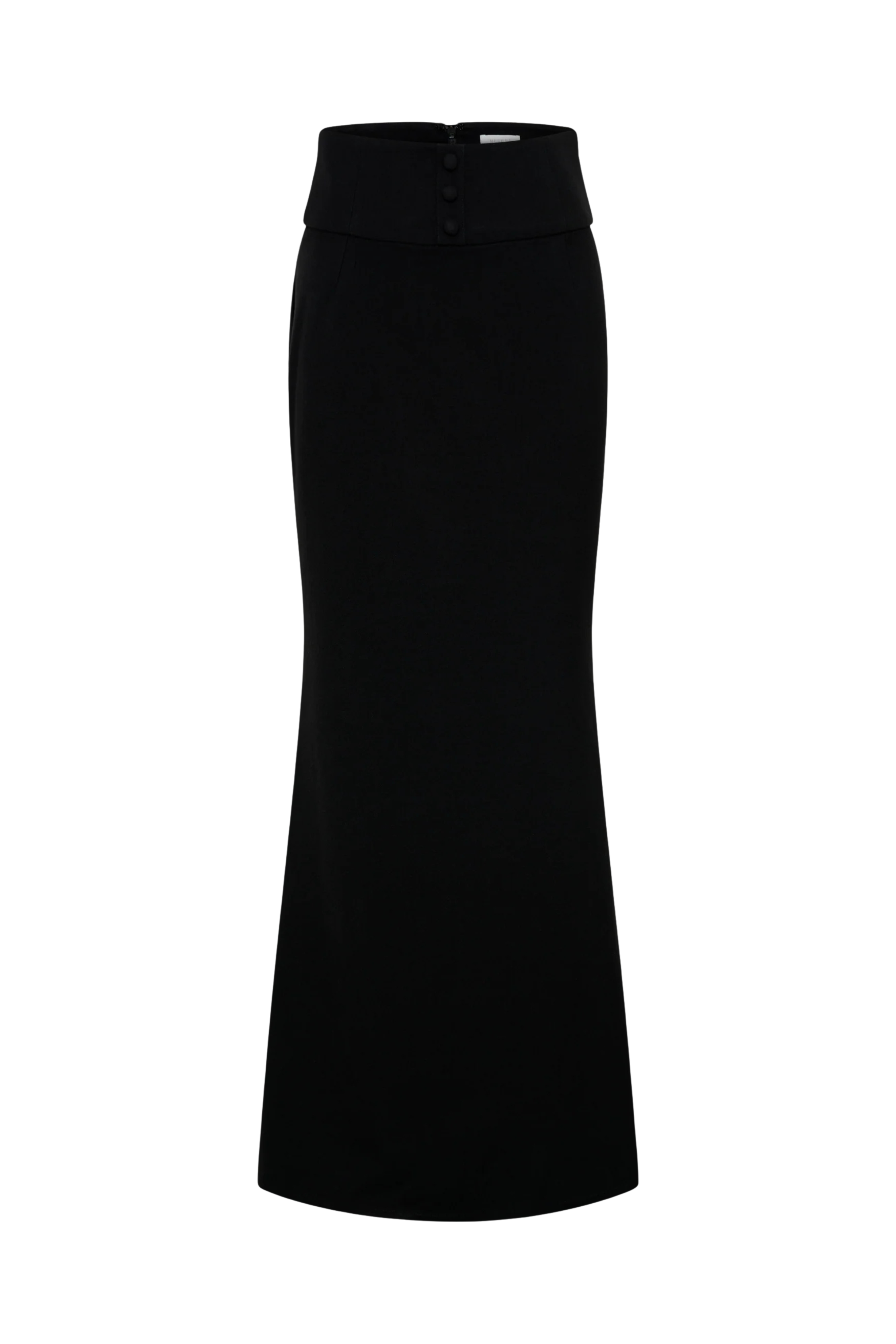 Grace Suiting Maxi Skirt – Black