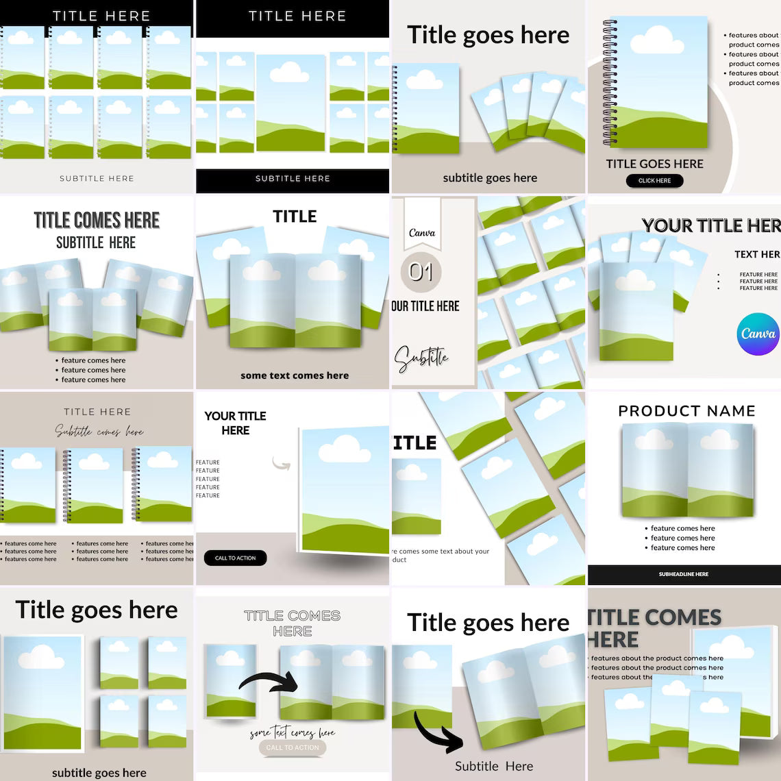 250+ Canva Device Mockups | Laptop, Phone, iPad & Desktop Templates | Editable Drag & Drop Canva Mockup Bundle | Digital Download