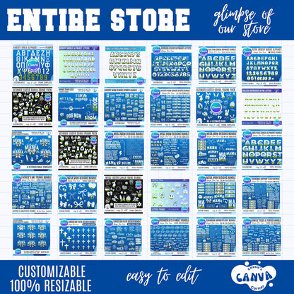 10,000+ Canva Frames Mega Bundle – All Access Lifetime | Editable Templates | Drag & Drop Canva Elements | Digital Download